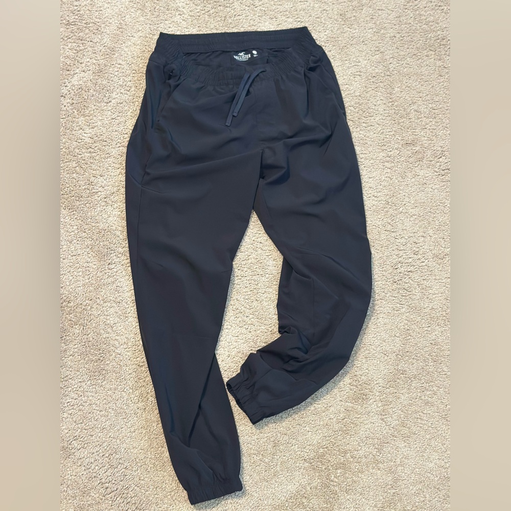 Hollister Black Sweatpants Relaxed Fit Joggers